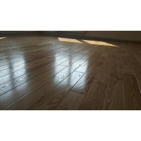 Podłoga jesionowa fazowana lakierowana